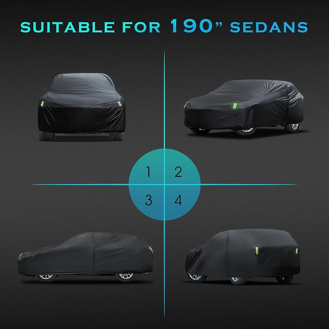 SUV Car Cover Waterproof All Weather - Image 8