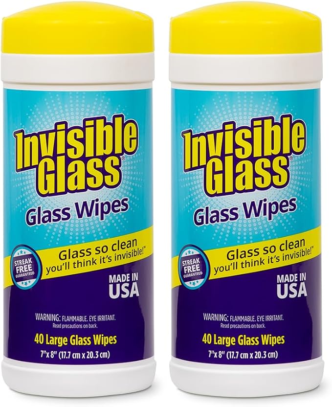 Invisible Glass 90160-2PK Glass Cleaning Wipes Perfect by InvisibleGlass