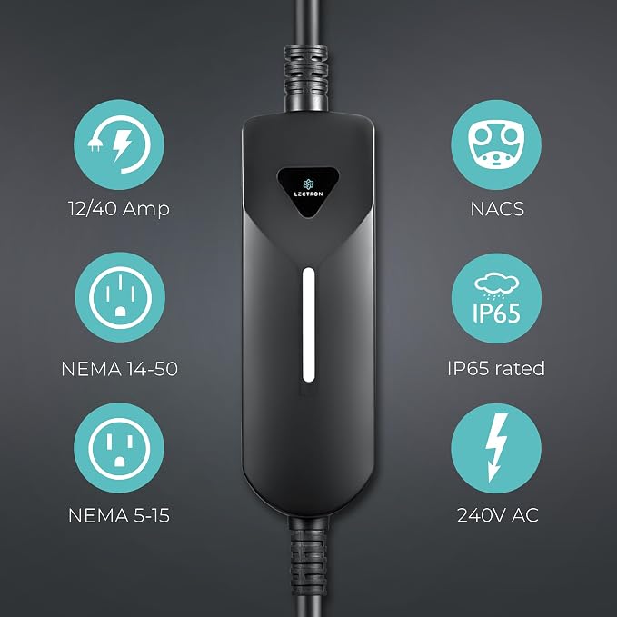 Lectron Level 1/2 Tesla NACS EV Charger - Image 9