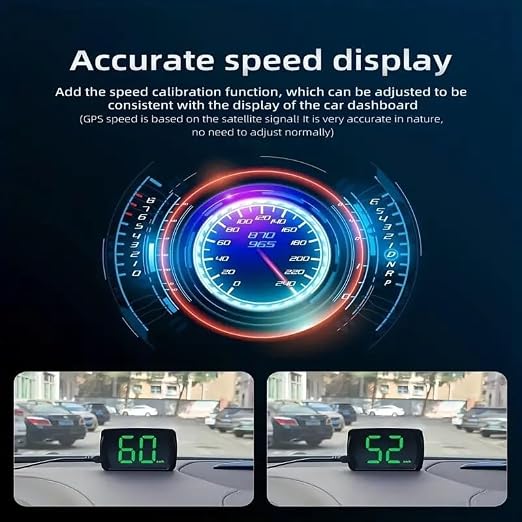 Heads Up Display for Cars HUD GPS Speedometer MPH - Image 4
