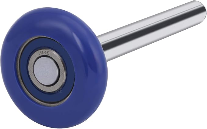 XiKe 10 Pack Blue 2" Nylon Garage Door Roller 4" Stem, Quiet/Durable and High - Image 5