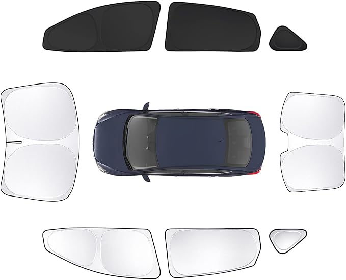 8pcs Car Window Shades for Nissan Sentra 2014-2019 Accessories, Windshield Side by Unknown