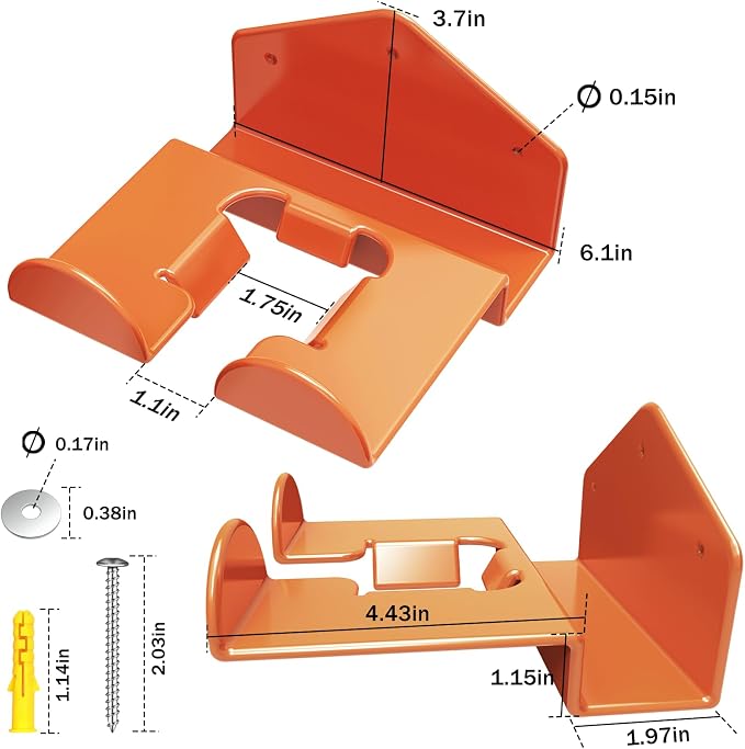 Weedeater Hanger Wall Mount Garage Organizer Trimmer Rack - Image 6