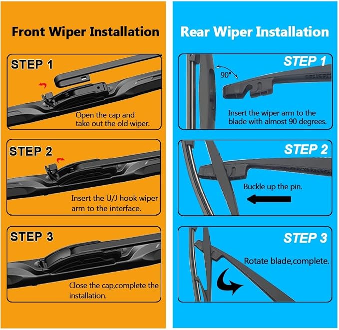 AUTOBOO 26"+20" Windshield Wipers - Image 7