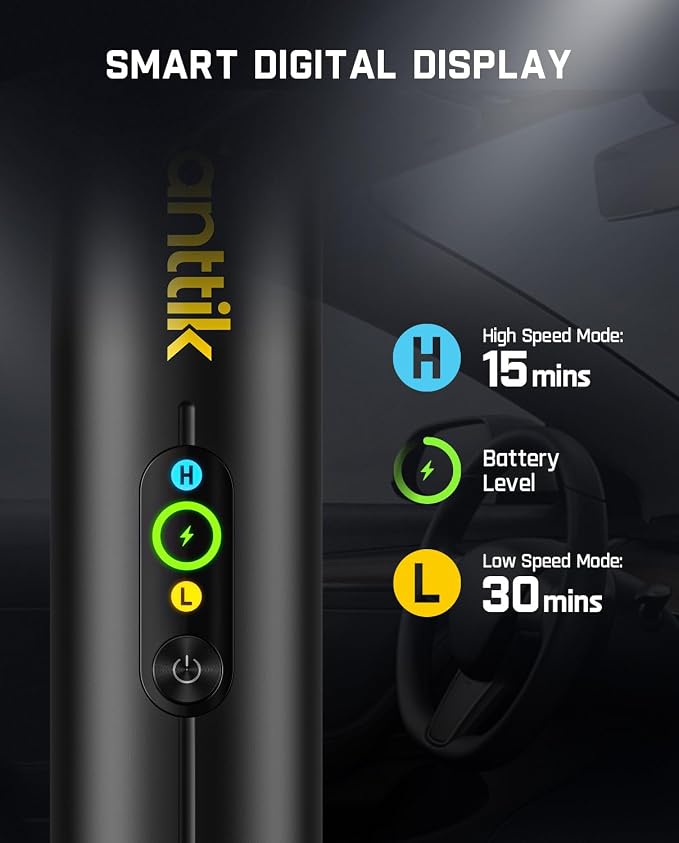 Fanttik Slim V10 APEX Cordless Car Vacuum, 4-in-1 Portable Mini Handheld Vacuum - Image 2