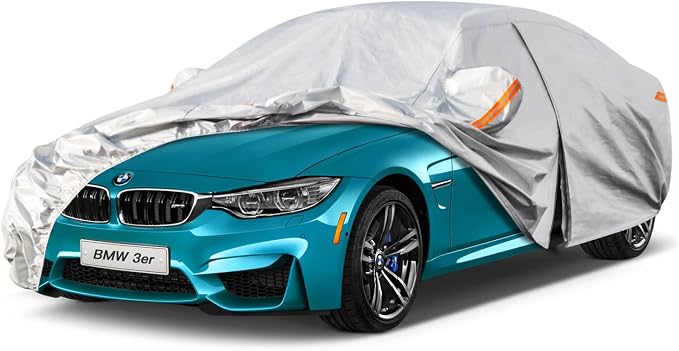 Kayme 6 Layers Car Cover Custom Fit by kayme