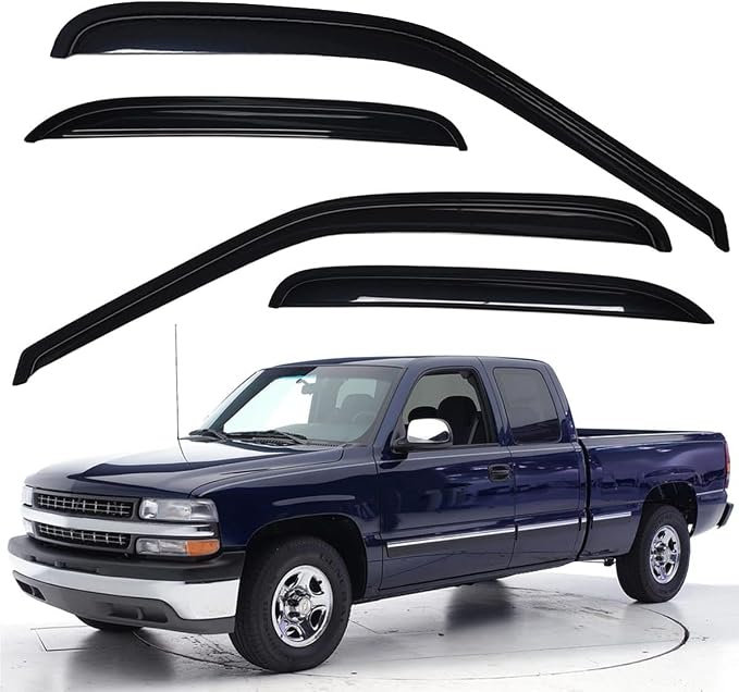 Lightronic Extra Durable Tape-on Auto Vent Window Visor, Fits 1999-2006 by Lightronic