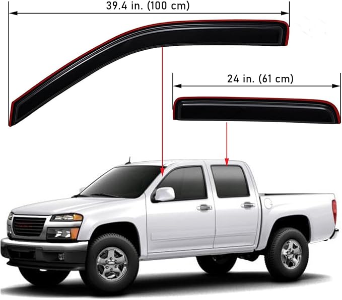 Lightronic Extra Durable Clip-on in-Channel Auto Vent Window Visor, Fits - Image 3