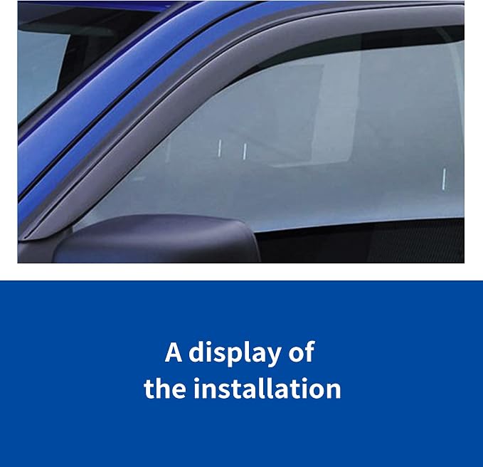 2pc 3D Sun Rain Guard Window Visor Wind Deflector Compatible - Image 6