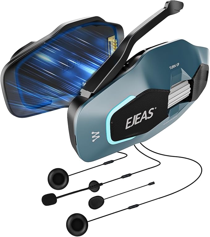 SolaMr X10 Motorcycle Helmet Bluetooth Headset Speakers Headphone, Ski Helmet by SolaMr