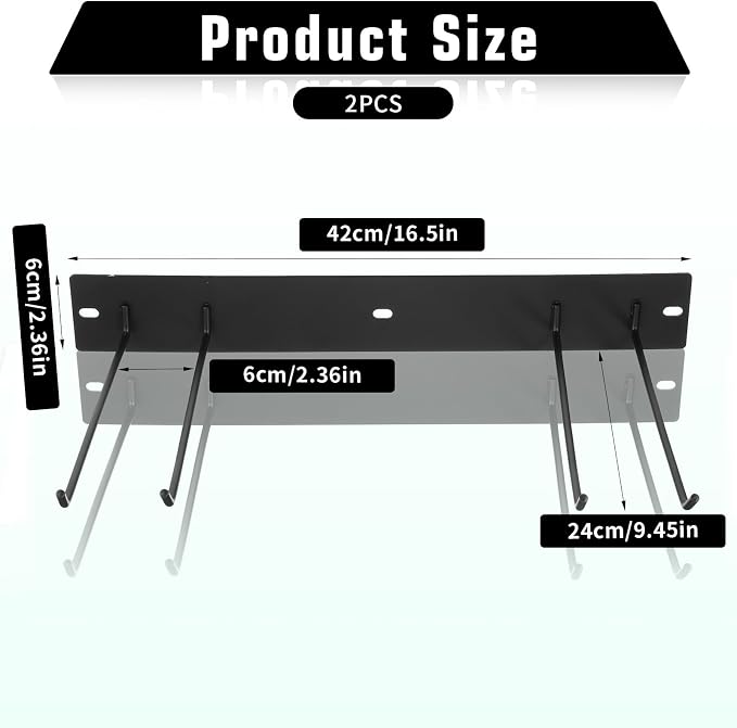 Folding Chair Storage Rack for Chair Organization and Garage Wall Mount Storage - Image 2