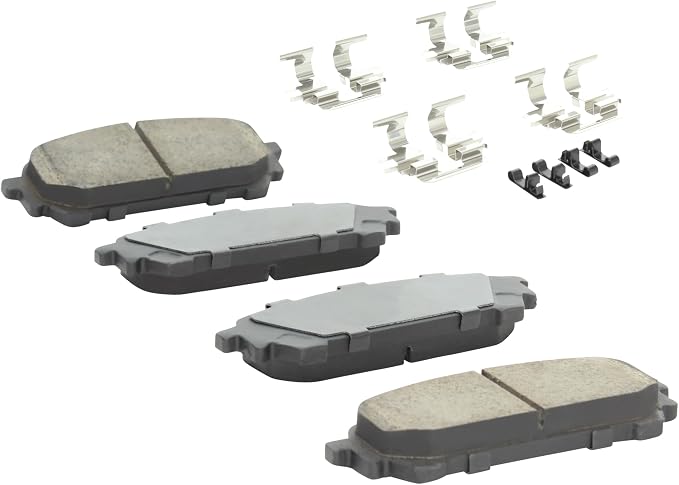 Premium Ceramic Rear Brake Pads Compatible - Image 2