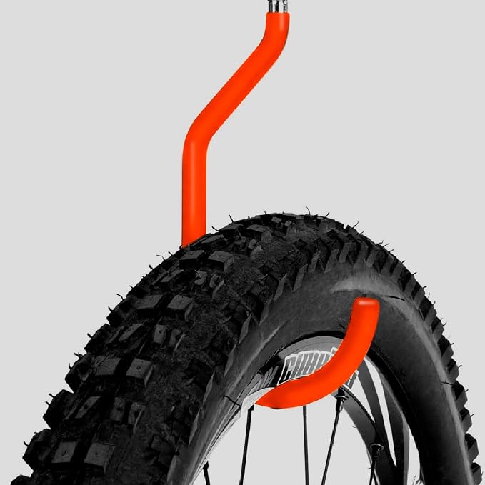 SMARTOLOGY Bike Storage Hook, Bike Hanger, Rubber Coated Heavy Duty Large Screw - Image 6