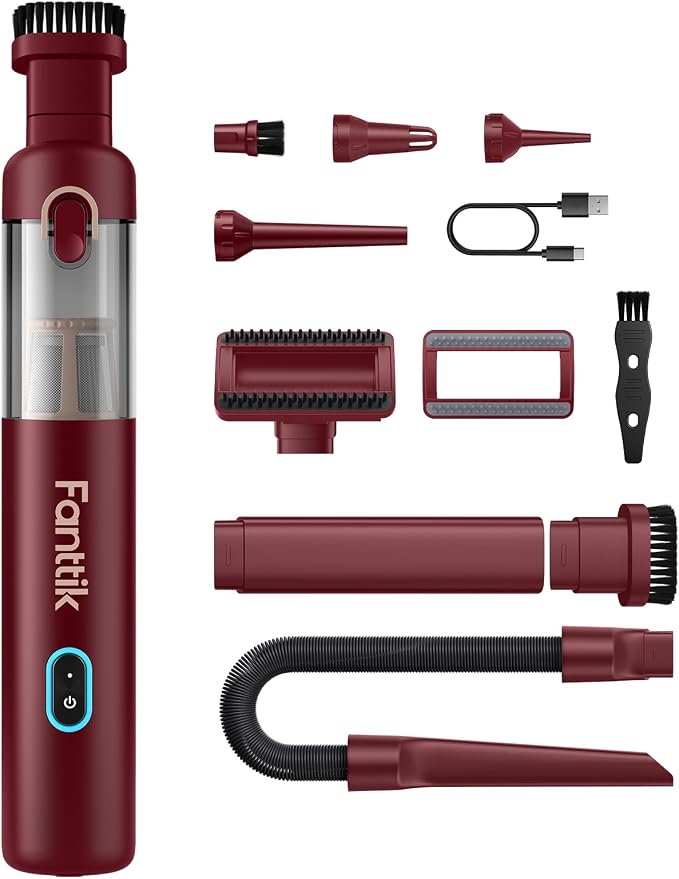 Fanttik Slim V8 APEX Car Vacuum, 4-in-1 Portable Mini Cordless Vacuum by FANTTIK%C2%AE
