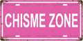 CHISME ZONE Space Vintage Metal Tin Sign License Plate Bar Cafe Garage Cave by Unknown