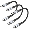 6 inch Braided USB C to C Charger Cable by PEAKLIFT