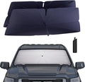 Windshield Sun Shade Umbrella for 2010-2025 Dodge RAM 2500/3500 Accessories: by HIMUMOY