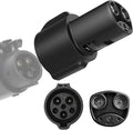 J1772 to Tesla Charging Adapter, 80A/250V Fast Charging, Compatible by JEEKVISEN