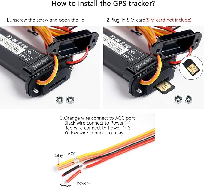SinoTrack GPS Tracker Device for Vehicles, Vehicle Device No Monthly Fee - Image 5