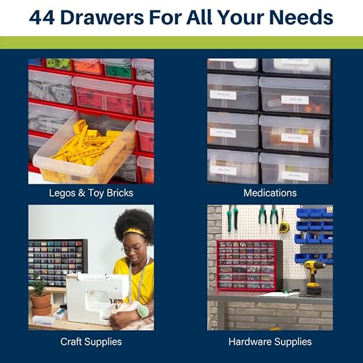 Akro-Mils 44-Drawer Plastic Drawer Storage Cabinet - Image 4