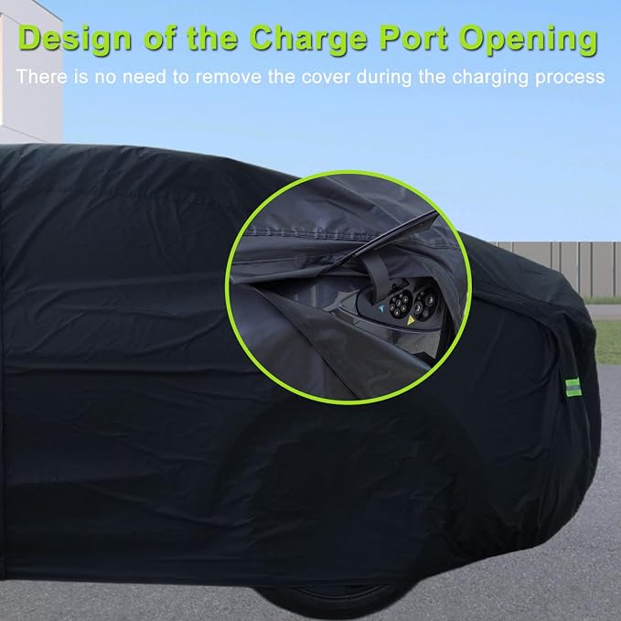 Car Cover for Tesla Model 3, Custom Fit Waterproof All Weather Full Exterior - Image 3
