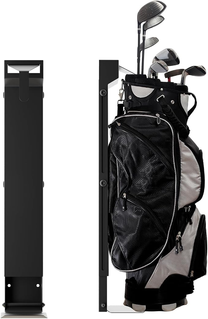 Wall Mount Golf Bag Storage Rack by NULTRUMA
