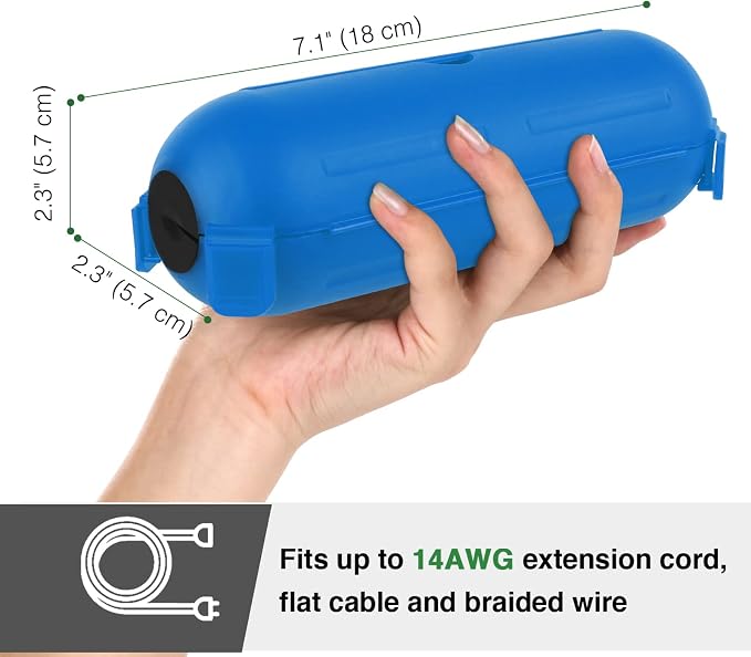Flemoon Outdoor Extension Cord Cover, IP44 Waterproof Box and Safety Housing - Image 3