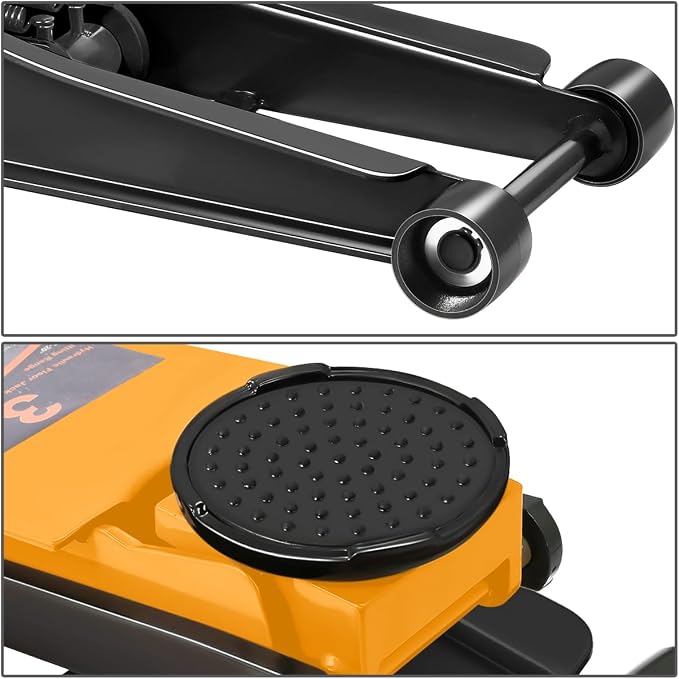 DNA MOTORING Low Profile Hydraulic Trolley Service/Floor Jack, 3 Ton Capacity - Image 5