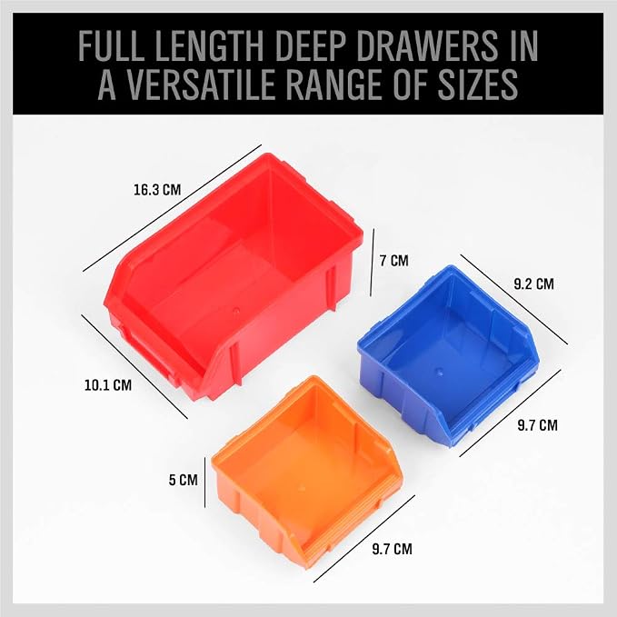 30-Bin Wall-Mounted Storage Rack System - Image 3