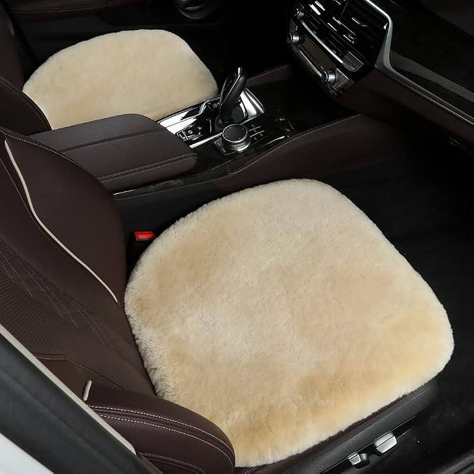 LLB Genuine Sheepskin Car Seat Cushion Seat Covers - Image 2