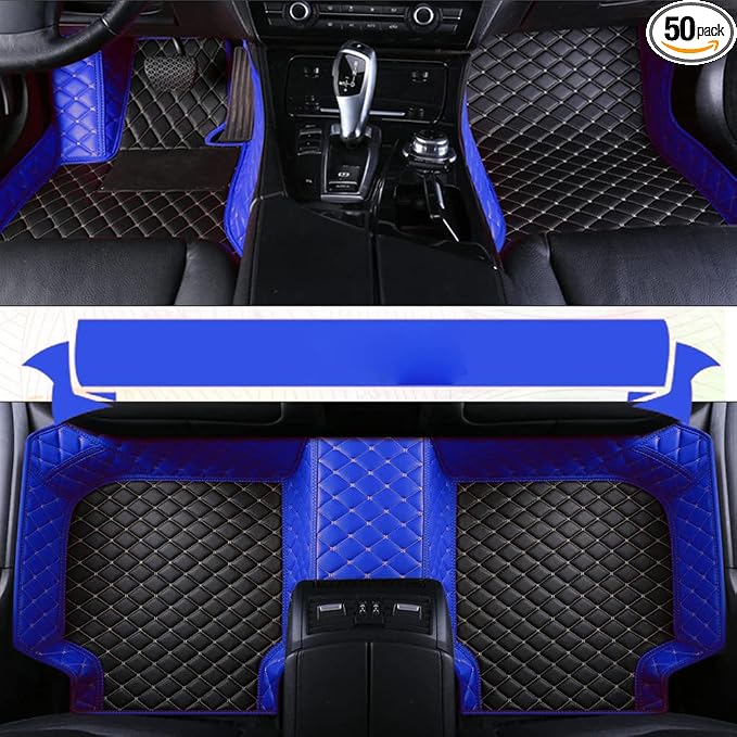 TAHALICustom Colors Car Floor Mats Black Pink by Unknown
