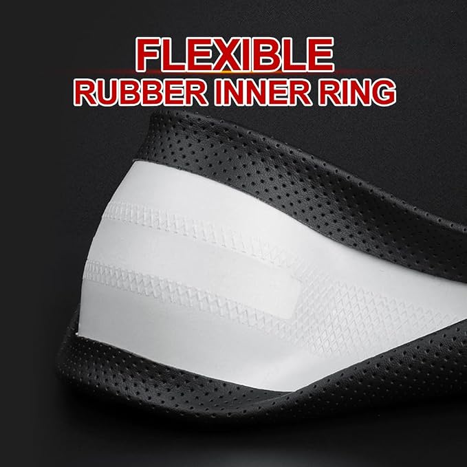 New Nappa Leather car Steering Wheel Cover，for Car Truck SUV 15 inch - Image 5