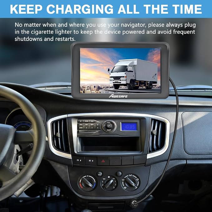 GPS Navigator for Car Truck 7 inch Touch Screen, 2025 North America Maps Free - Image 6
