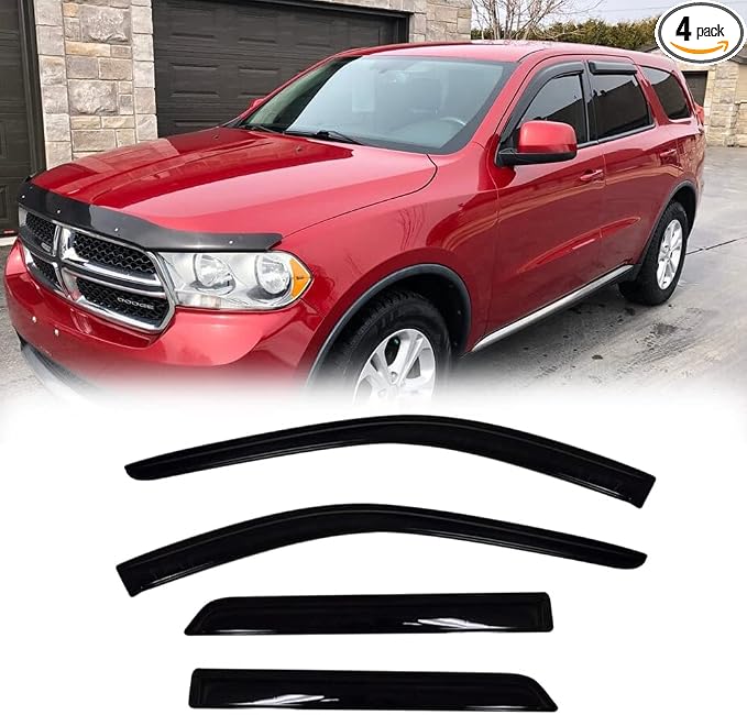 94267 Side Window Wind Deflector, Window Visor fit by Puermto
