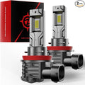 H 11 Led Bulbs, 40000lm 800% Brightness Fog Lights Bulbs Real 1:1 Mini Size by ZONBEAM