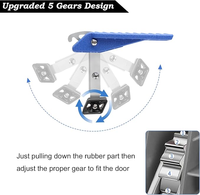 COWVIE Foldable Car Door Step Stand Pedal - Image 3