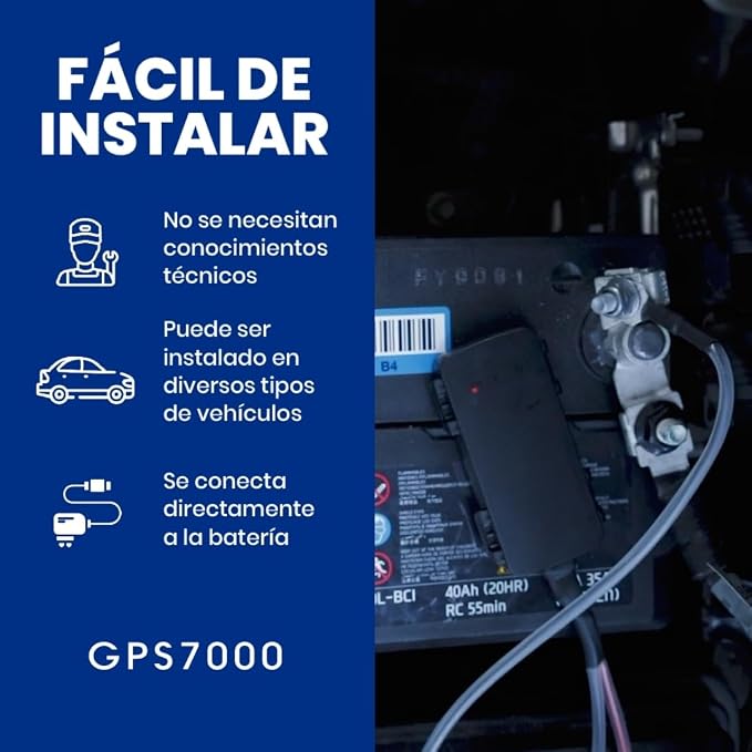 GPS7000-4G Hidden GPS Tracker for Vehicles | 30 Days of Service Included | Easy - Image 2