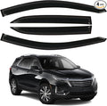 Window Rain Guards for 2018-2024 Chevrolet Equinox, Tape-on Window Visor by CHYKORLA