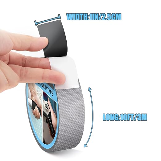 Rubber Grip Tape, Ultra-Thin Strong Adhesive Anti-Slip Waterproof Heat - Image 2