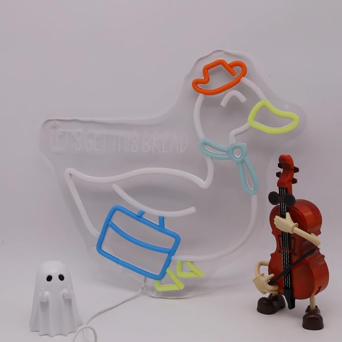 Let's Get This Bread Duck Office Neon Sign - Image 4