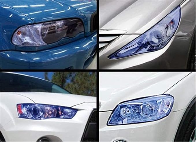 12 by 48 Inches Self Adhesive Headlight, Tail Lights, Fog Lights Tint Vinyl Film - Image 2