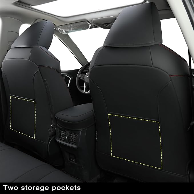 RISINGSTAR Rav4 Hybrid Seat Covers, fit 2019-2025 Toyota Rav4 Hybrid LE - Image 3