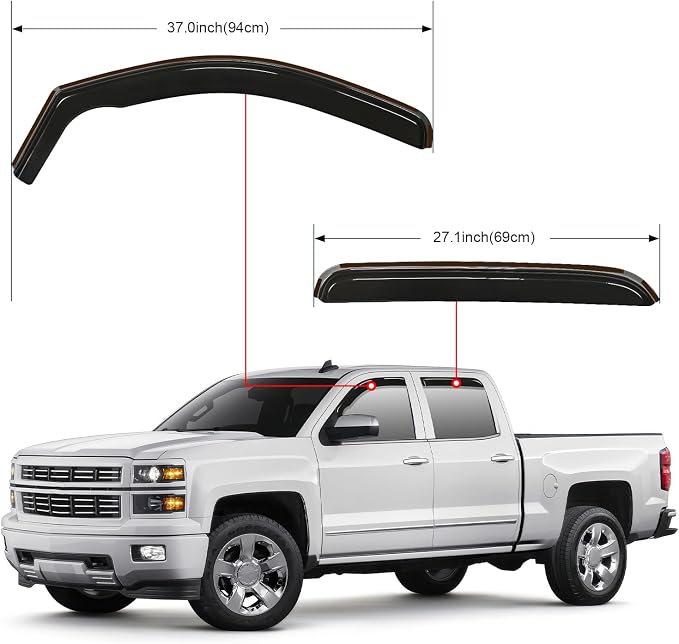 Nilight Window Visor Compatible - Image 7