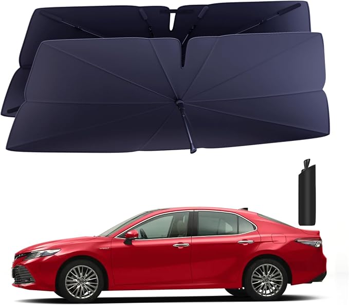 Windshield Sun Shade Umbrella for 2012-2017 Toyota Camry Accessories: Custom - Image 2