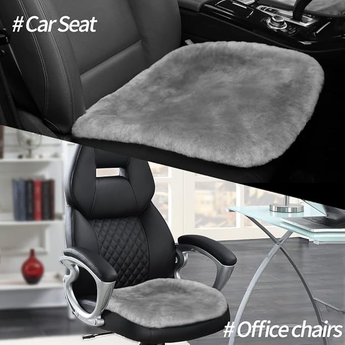 LLB Genuine Sheepskin Car Seat Cushion Seat Covers - Image 6