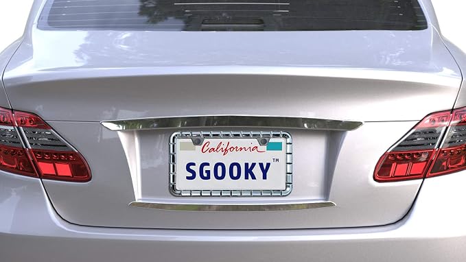3D Chrome License Plate Frames, Pure Zinc Alloy Metal - Image 6