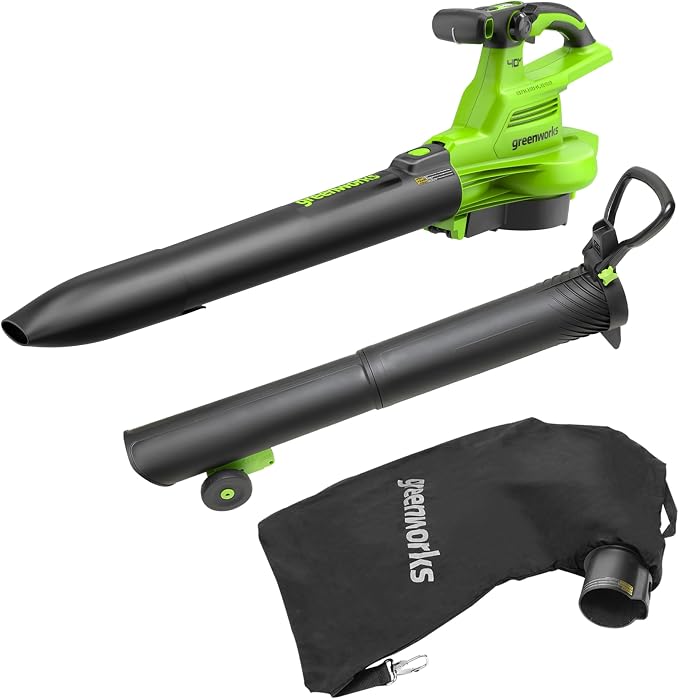 Greenworks 40V Cordless Brushless Leaf Blower/Vacuum by Greenworks