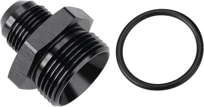 10AN Male Flare to 16AN ORB O-ring Boss Fuel Pump Rail Adapter Fitting Aluminum - Image 3
