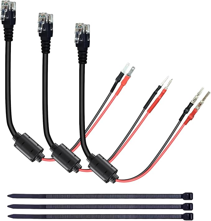 13.8" Radar Detector Hardwire Power Cord, Mirror Wire Plug Kit, by Unknown