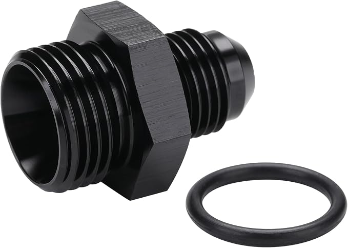 6AN Male Flare to 8AN ORB O-ring Boss Fuel Pump Rail Adapter Fitting Aluminum - Image 5